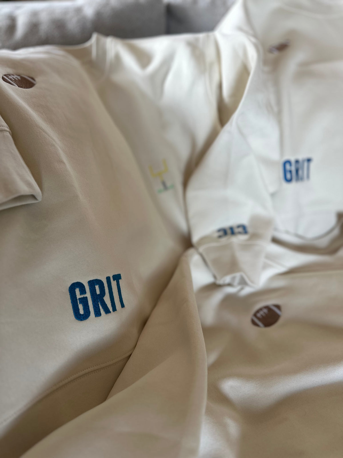 Blue Grit Sweatshirt