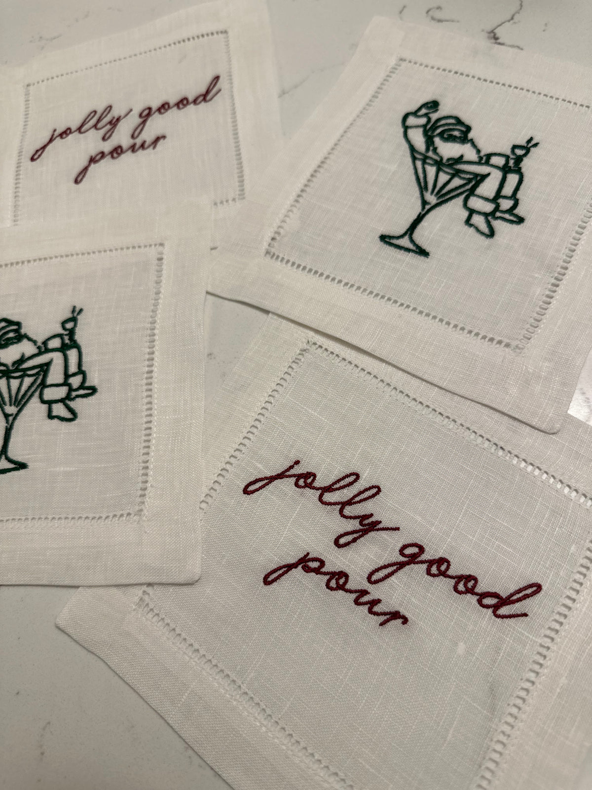 Christmas Cocktail Napkins (Set of 4)