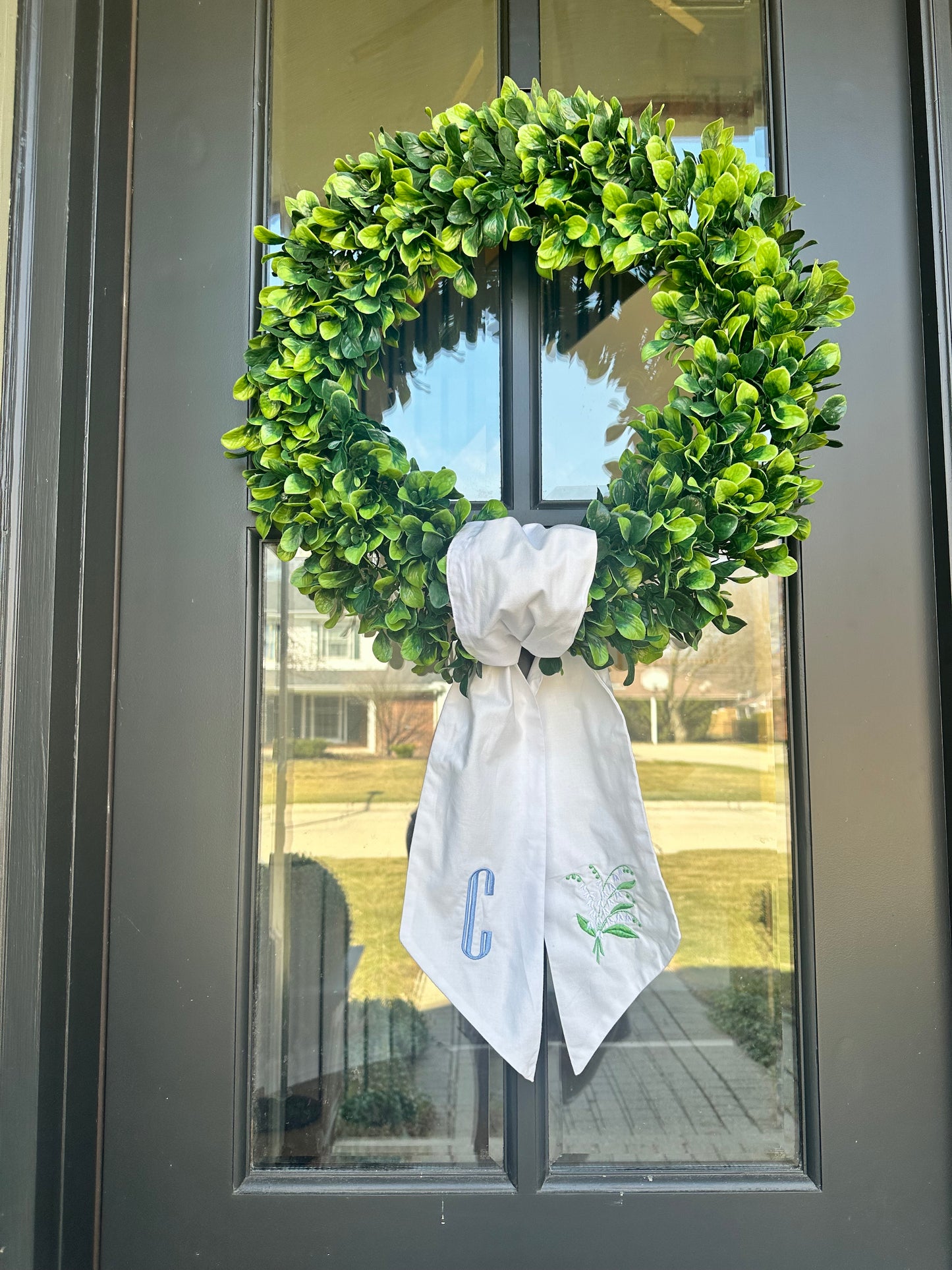 Custom Wreath Sash