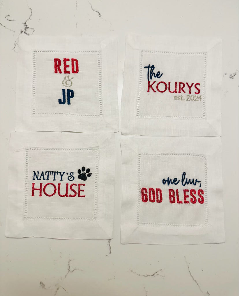 Custom Cocktail Napkins