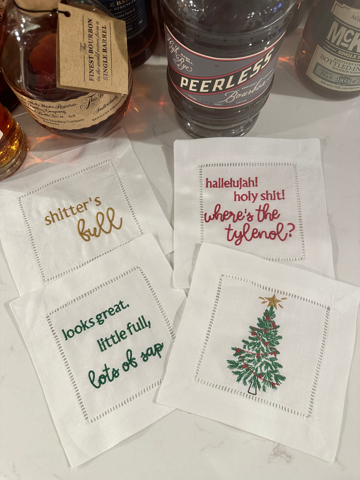 Christmas Custom Cocktail Napkins