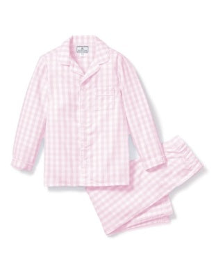 Kids Gingham Pajama Set