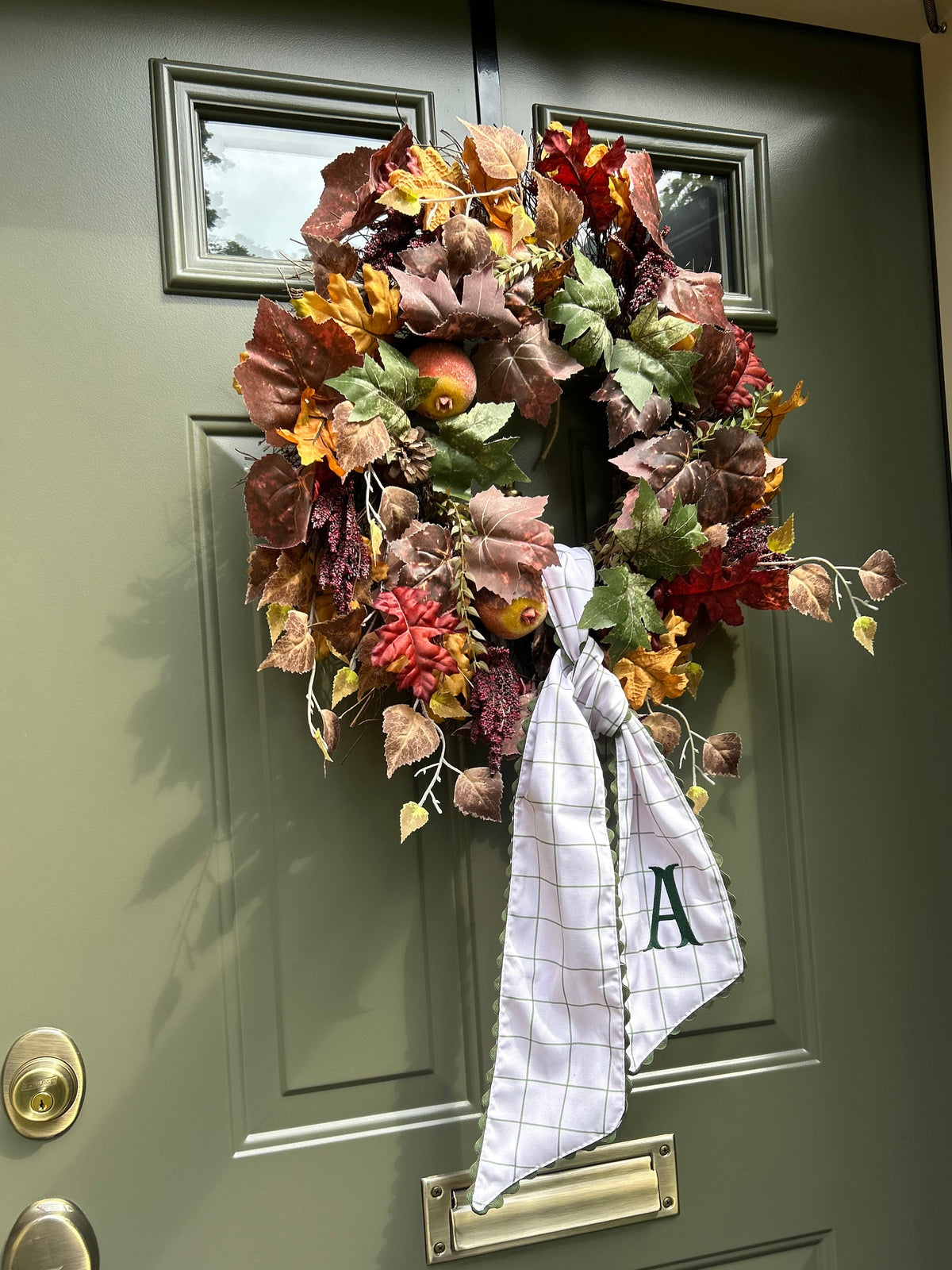 Fall Wreath Sash