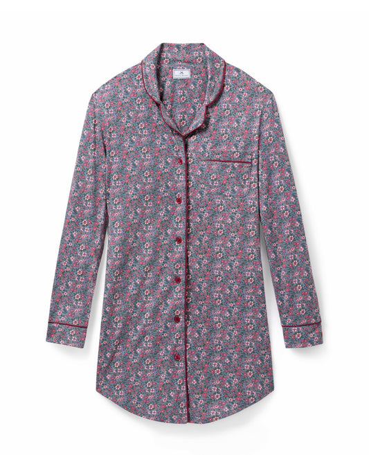 PRE ORDER Women’s Pima Nightshirt in Fleurs De Saison