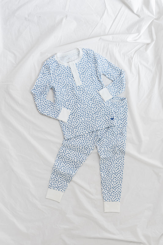 Blue Hearts Pajama