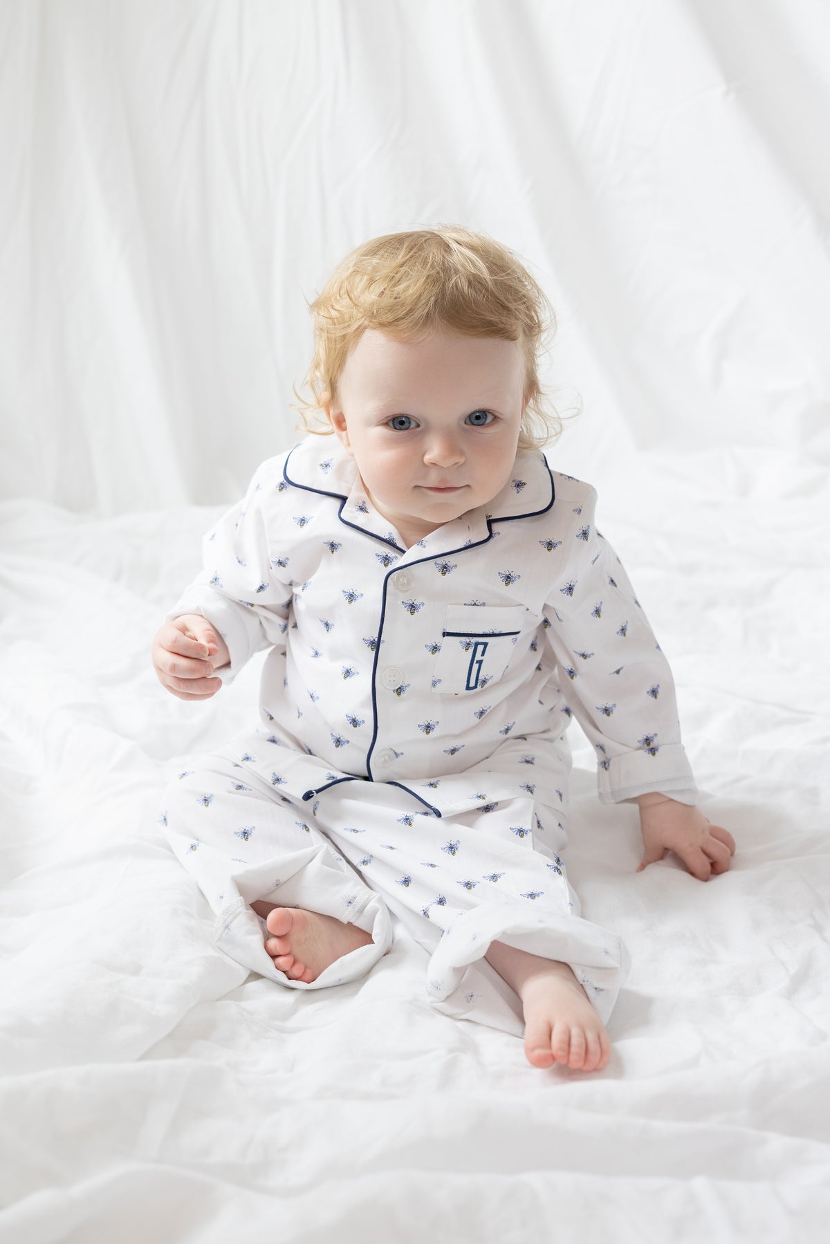 Twill Pajama in Buzzing Bees