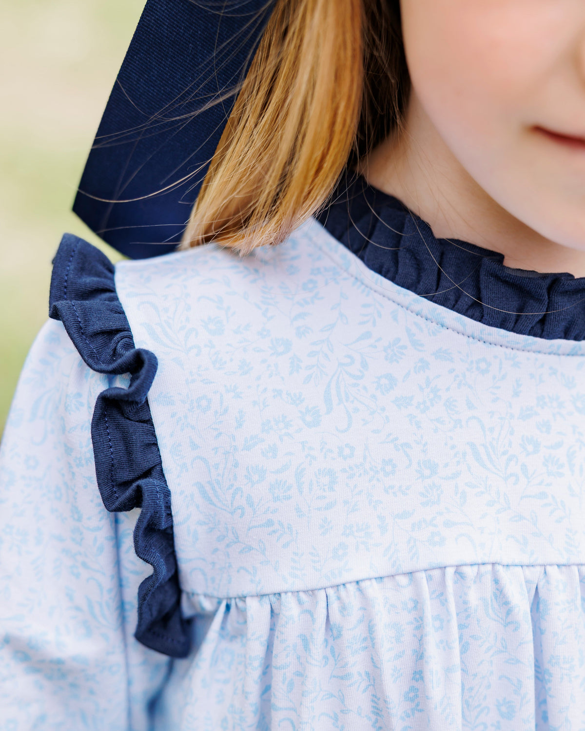 Blue Blooms Hallie Dress