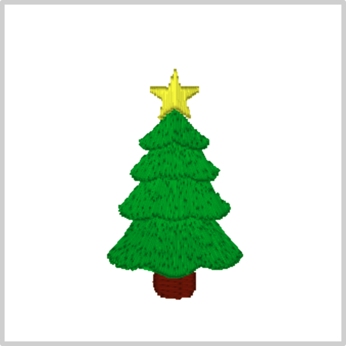 Christmas Tree with Yellow Star