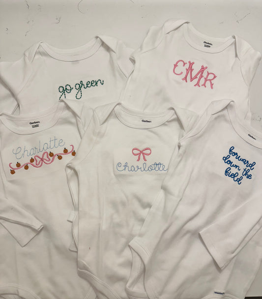 Custom Baby Onesies