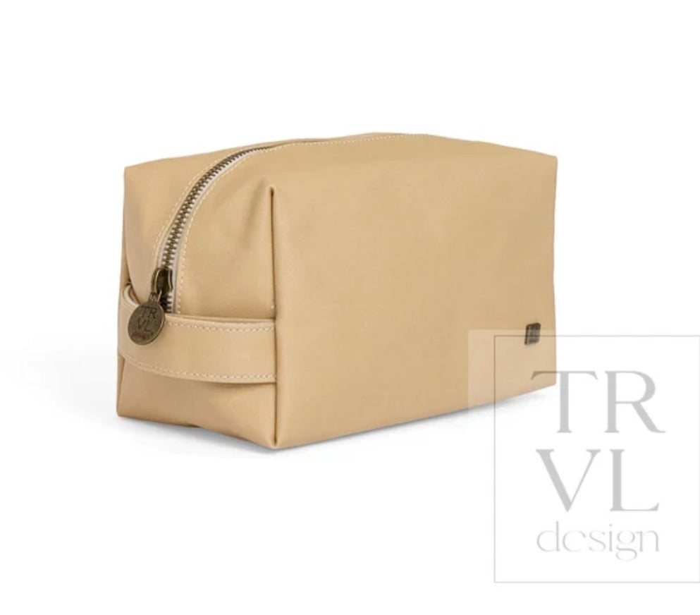 Dopp Kit Coated Canvas