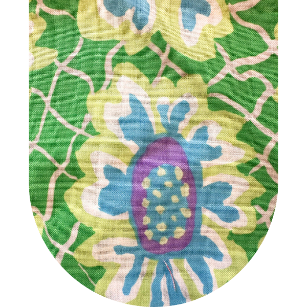 Green and Purple Floral