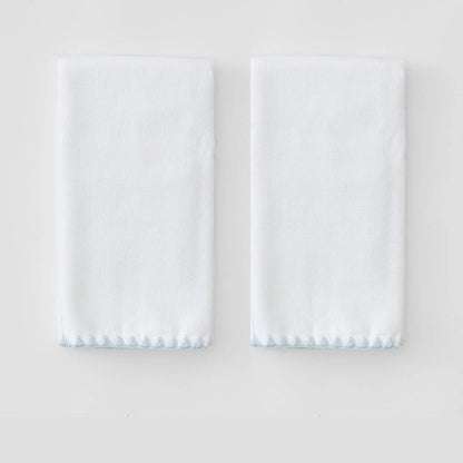 Stitched Edge Powder Bath Fingertip Towels