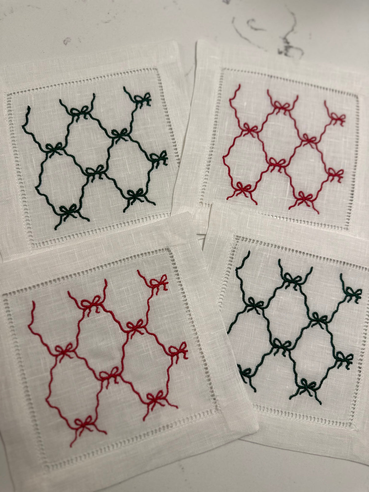 Christmas Cocktail Napkins (Set of 4)