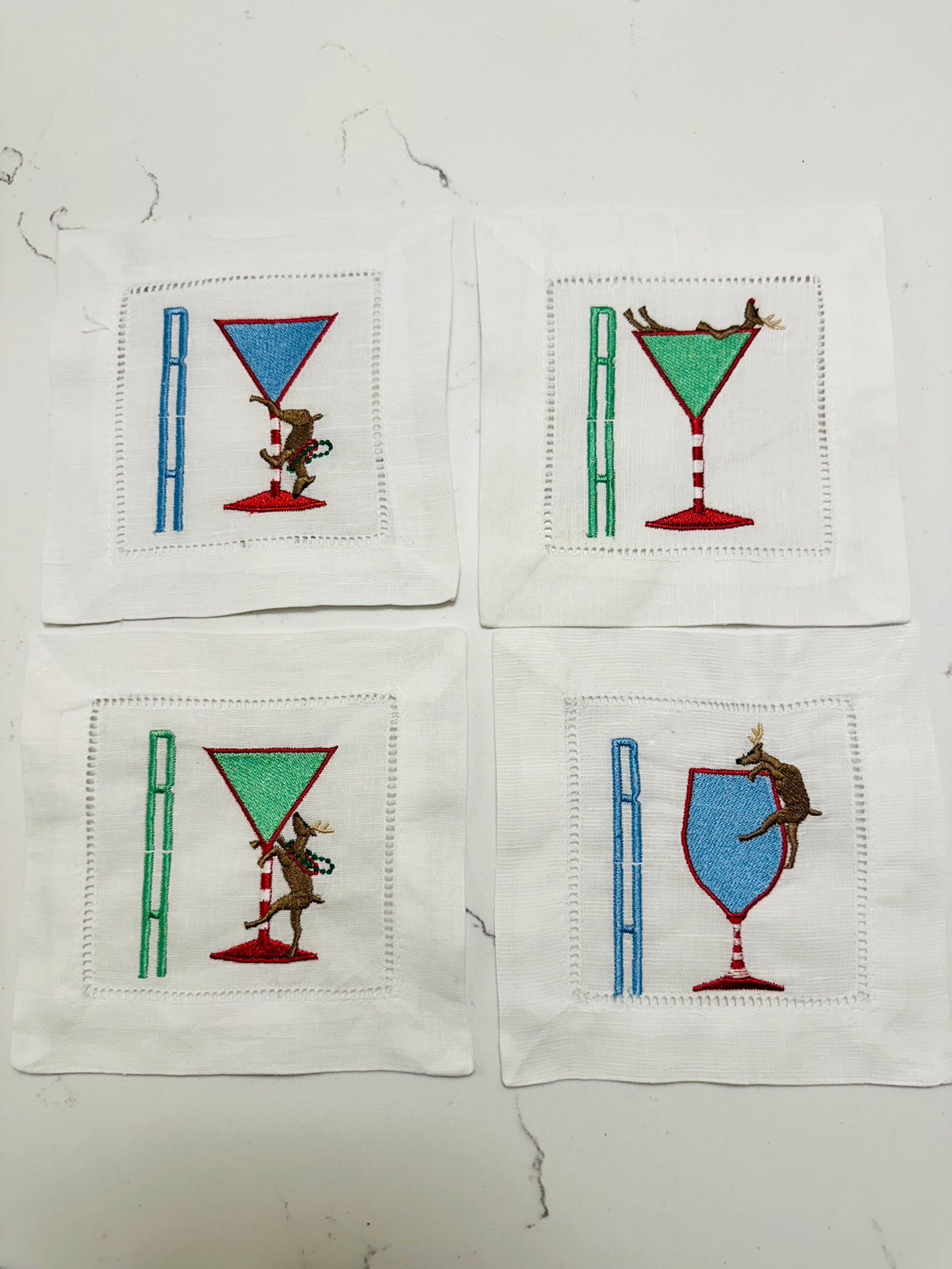 Christmas Custom Cocktail Napkins