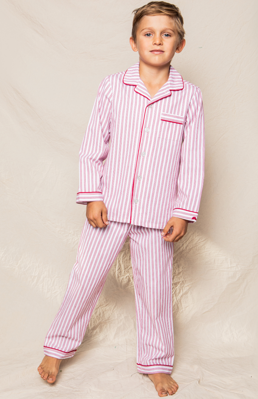 Family Matching Twill Ticking Pajama