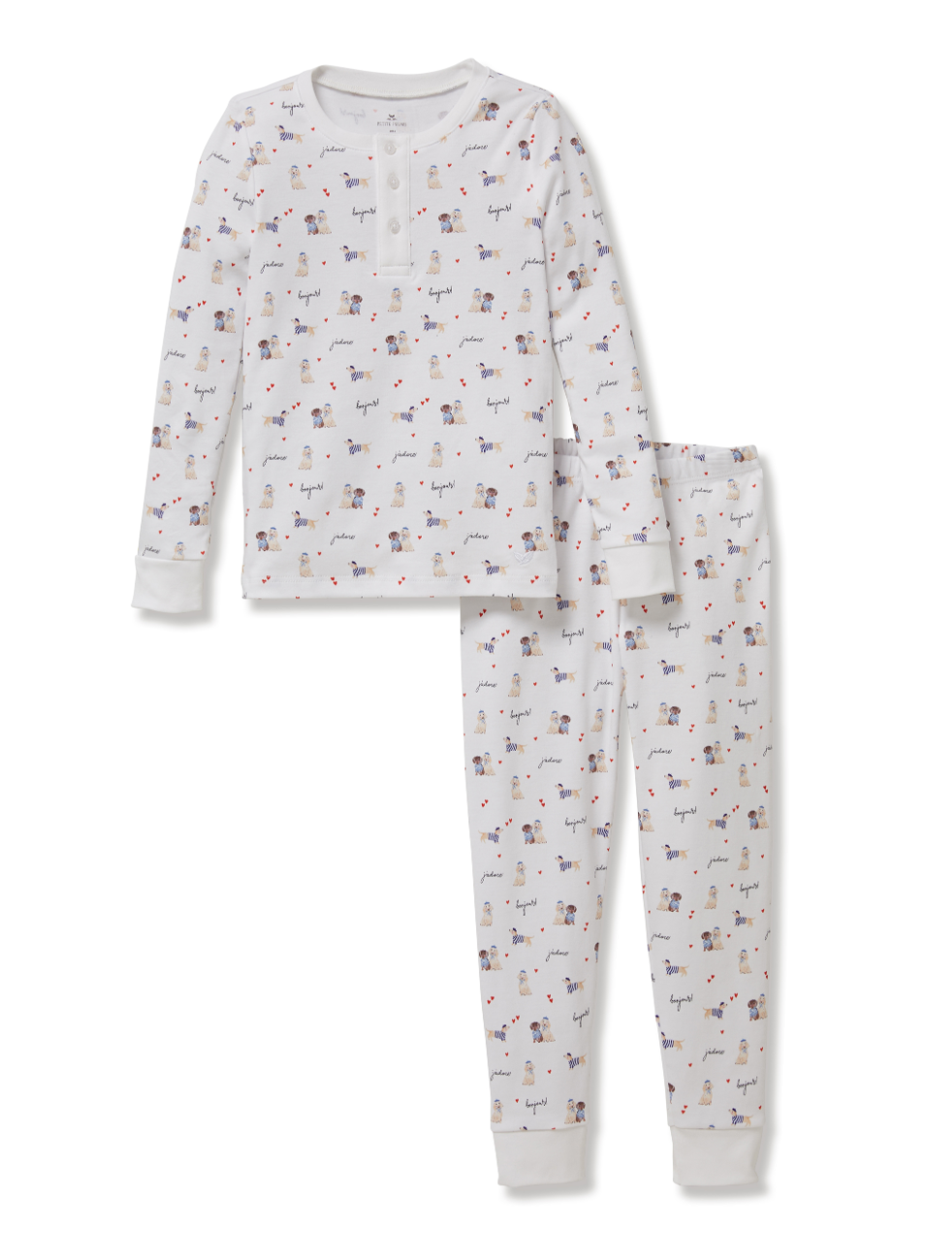 PRE ORDER Mommy and Me Le Woof Pima Pajama