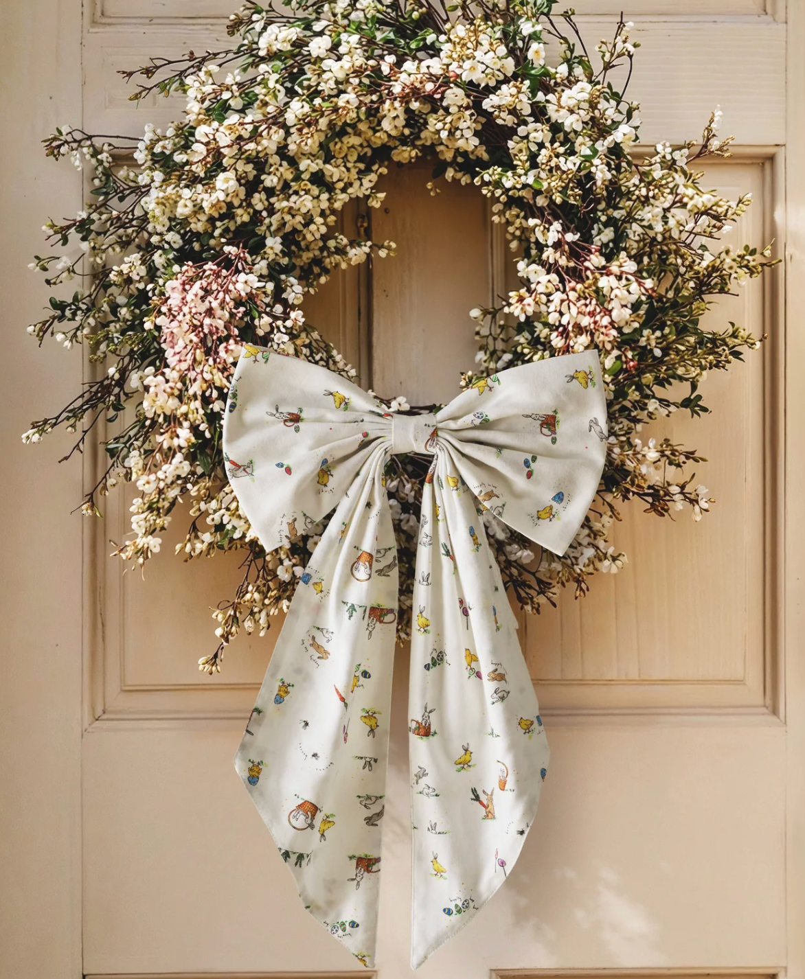 Easter Wreath & Basket Bow