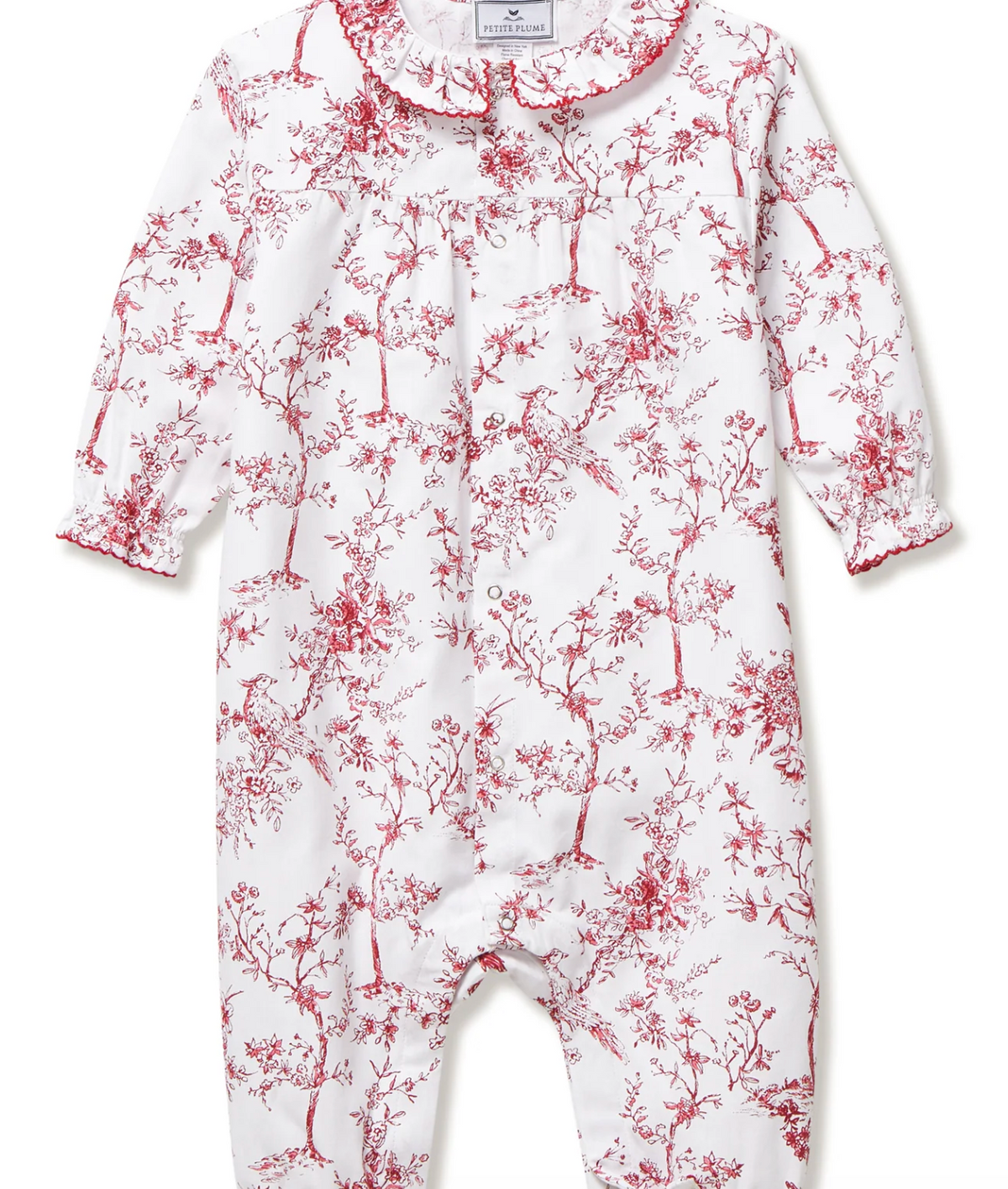 Red Timeless Toile Mommy & Me Matching Pajamas