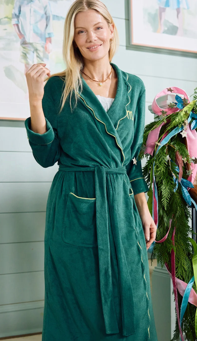 Women’s Long Scallop Lightweight Robe