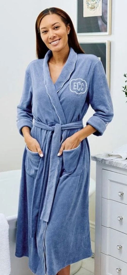 Women’s Long Scallop Lightweight Robe