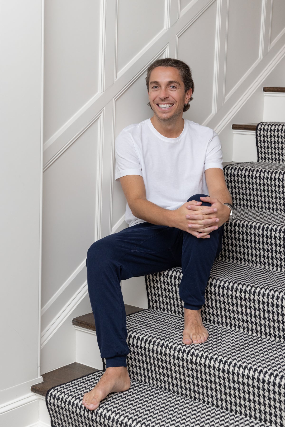 Men's Pima Cotton Navy Pants