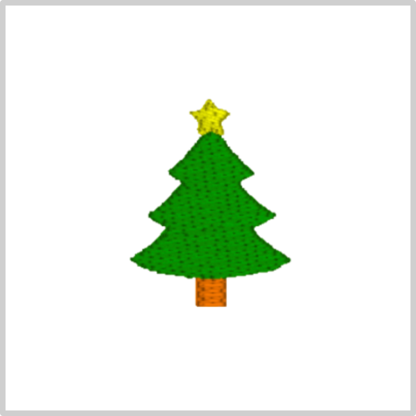 Christmas Tree Yellow Star